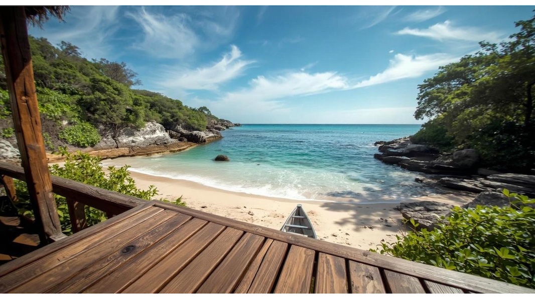 The Beach From the Bar