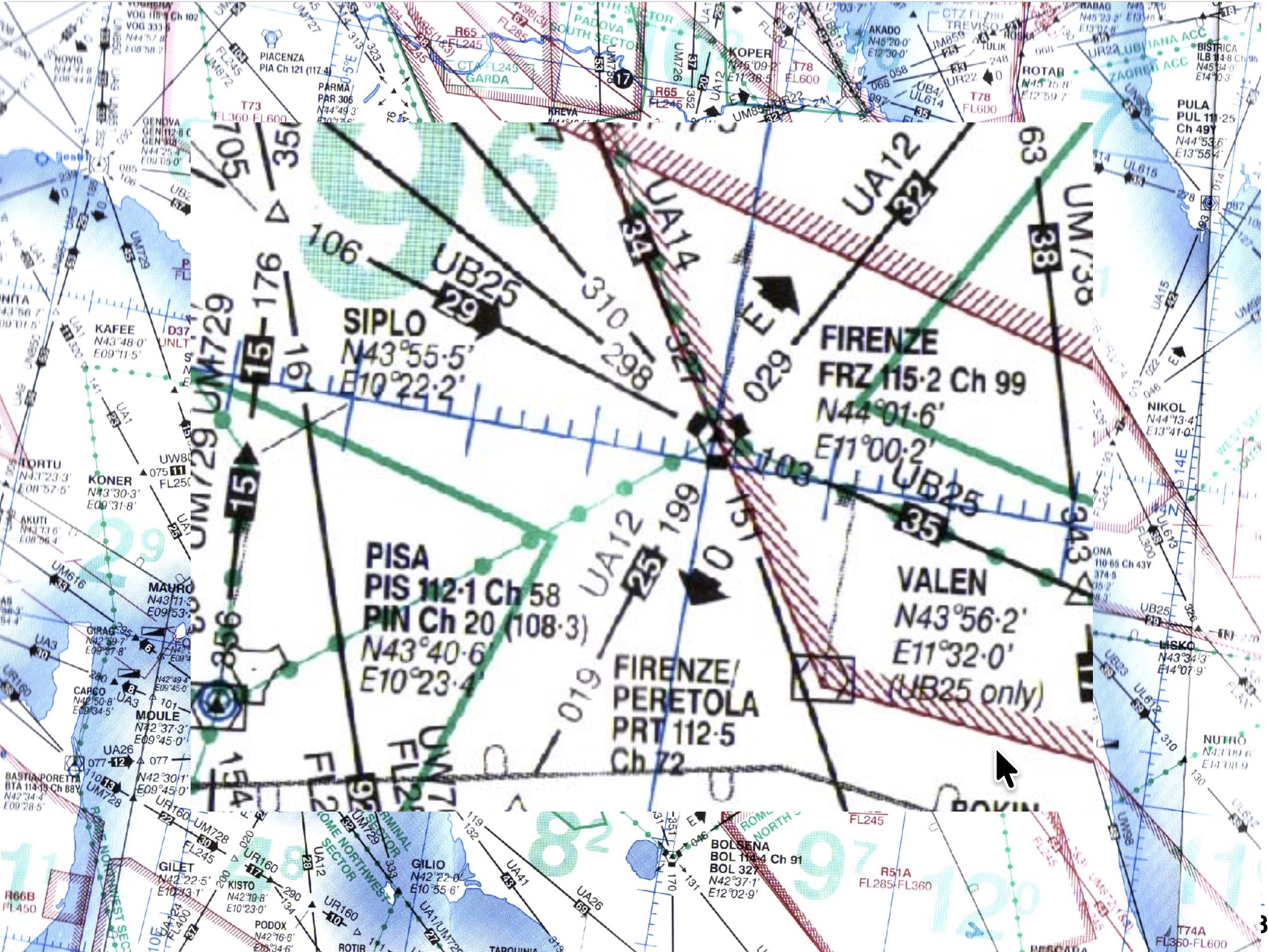 A High Level Route Chart, circa 1999